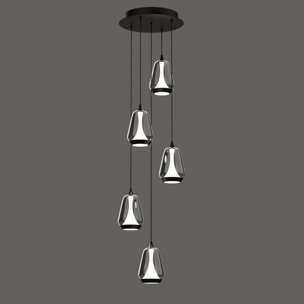 

Подвесной светильник светодиодный Delight Collection MD24001011 MD24001011-5A black/smoky DeLight Collection, Дымчатый, MD24001011 MD24001011-5A black/smoky