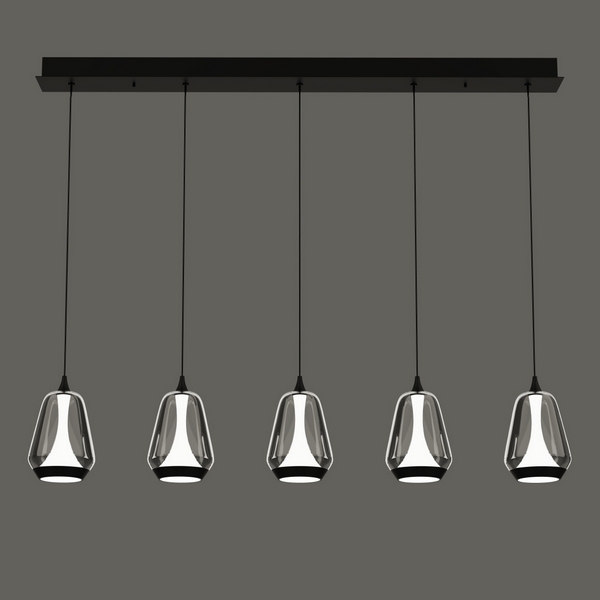 

Подвесной светильник светодиодный Delight Collection MD24001011 MD24001011-5B black/smoky DeLight Collection, Дымчатый, MD24001011 MD24001011-5B black/smoky