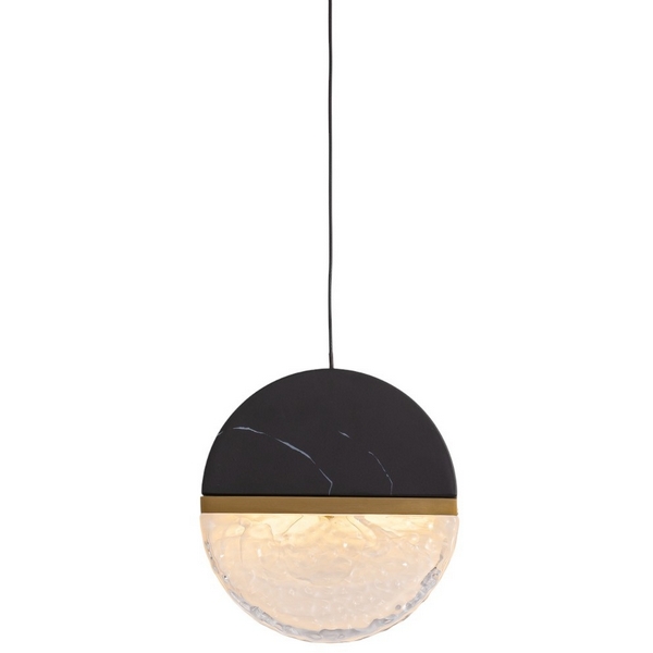 Изображение товара Подвесной светильник светодиодный MD25030008-1A Brass/Black стиль модерн