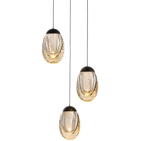 

Подвесной светильник светодиодный Delight Collection MD25090022 MD25090022-3A matt black/champagne DeLight Collection, Черный, MD25090022 MD25090022-3A matt black/champagne