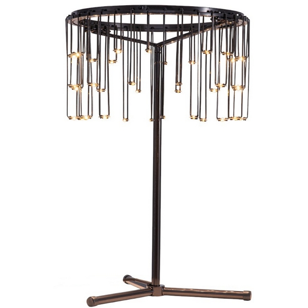 Изображение товара Настольная лампа DeLight Collection MT23001008-1A black с светодиодной подсветкой