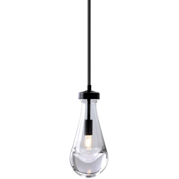 

Подвесной светильник Delight Collection Raindrop MT9093-1H black brushed gold DeLight Collection, Черный, Raindrop MT9093-1H black brushed gold