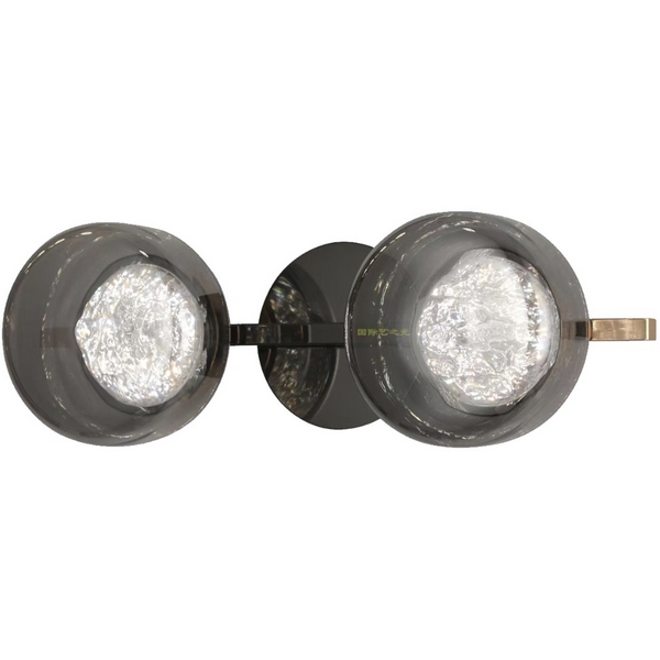 

Бра светодиодное Delight Collection MT9128 MT9128-2W pearl black/smoke DeLight Collection, Дымчатый, MT9128 MT9128-2W pearl black/smoke