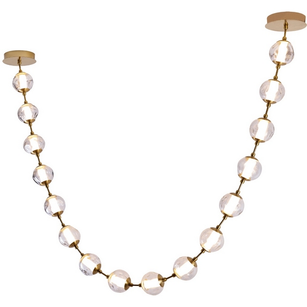 

Подвесной светильник светодиодный Delight Collection OD2437 OD2437A-16 brass/clear DeLight Collection, Латунь, OD2437 OD2437A-16 brass/clear