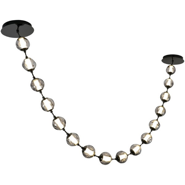 

Подвесной светильник светодиодный Delight Collection OD2437 OD2437A-16 pearl black/smoke DeLight Collection, Черный, OD2437 OD2437A-16 pearl black/smoke