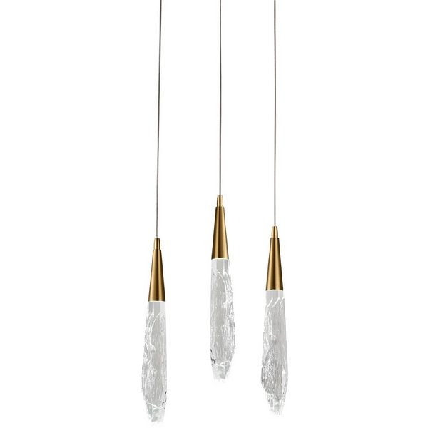 

Подвесной светильник светодиодный Delight Collection OD2438 OD2438-3 gold/clear DeLight Collection, Золото, OD2438 OD2438-3 gold/clear