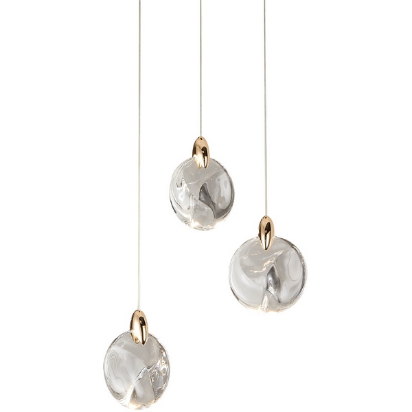 

Подвесной светильник светодиодный Delight Collection OD2440 OD2440-3 gold/clear DeLight Collection, Золото, OD2440 OD2440-3 gold/clear