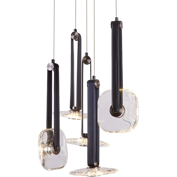 

Подвесной светильник светодиодный Delight Collection OD2553 OD2553-5 black/clear DeLight Collection, Черный, OD2553 OD2553-5 black/clear