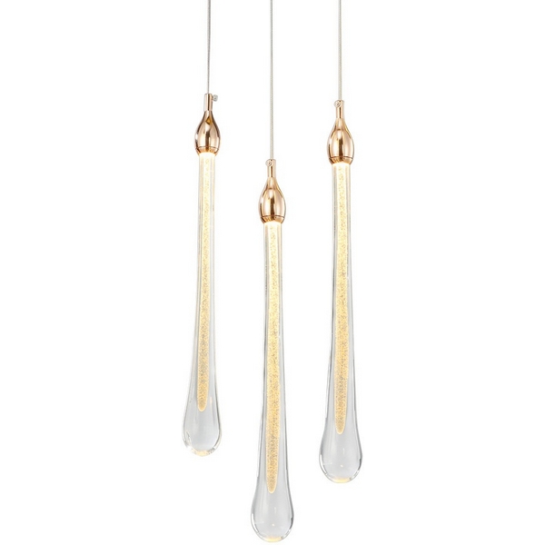 

Подвесной светильник светодиодный Delight Collection Teardrop OM801670-3-G DeLight Collection, Золото, Teardrop OM801670-3-G