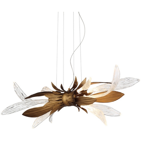 

Подвесная люстра светодиодная Delight Collection RP168416 RP168416-11 bronze/clear DeLight Collection, Бронза, RP168416 RP168416-11 bronze/clear
