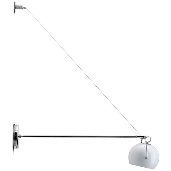 

Настенный светильник Fabbian Beluga D57D0701 в форме шара, Белый, Beluga D57D0701