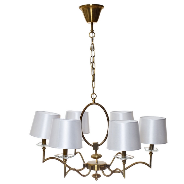 

Подвесная люстра K2BR1049-6 (Garda Decor), Белый, K2BR1049-6