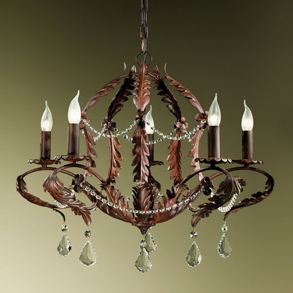 

Подвесная люстра MM Lampadari 6294 6294/5 V1990, Бордовый, 6294 6294/5 V1990