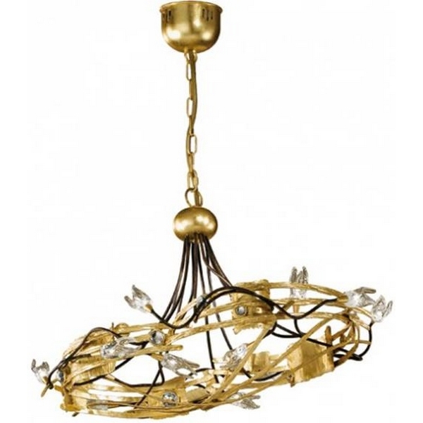 

Подвесной светильник MM Lampadari 6513 6513/12 V2159, Золото, 6513 6513/12 V2159