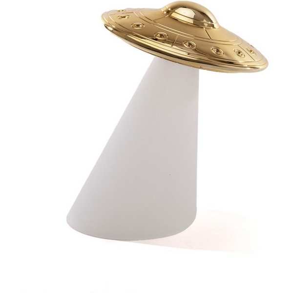 

Интерьерная настольная лампа светодиодная с аккумулятором Seletti Roswell 15357, Золото, Roswell 15357