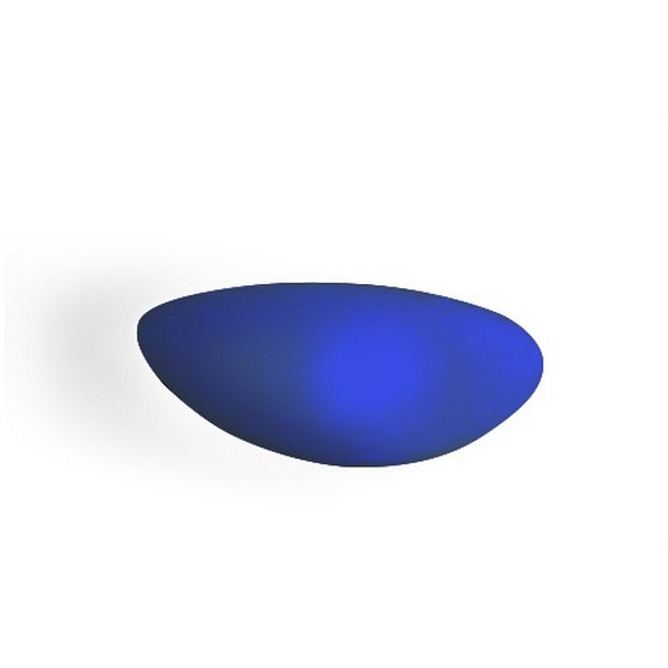 Изображение товара Бра настенное BIANCA 30 BL Vistosi стиль модерн матовый синий плафон стекло