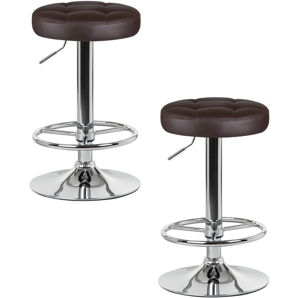 Изображение товара Набор 2 шт барных табуретов DOBRIN BRUNO коричневый современный стиль