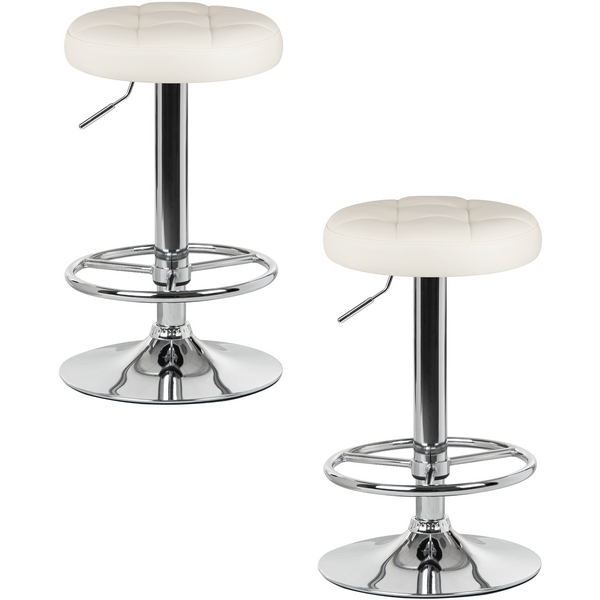 

Набор 2 шт табурет барный DOBRIN BRUNO (кремовый) Dobrin, LM-5008-N_CH-M_EL-cream
