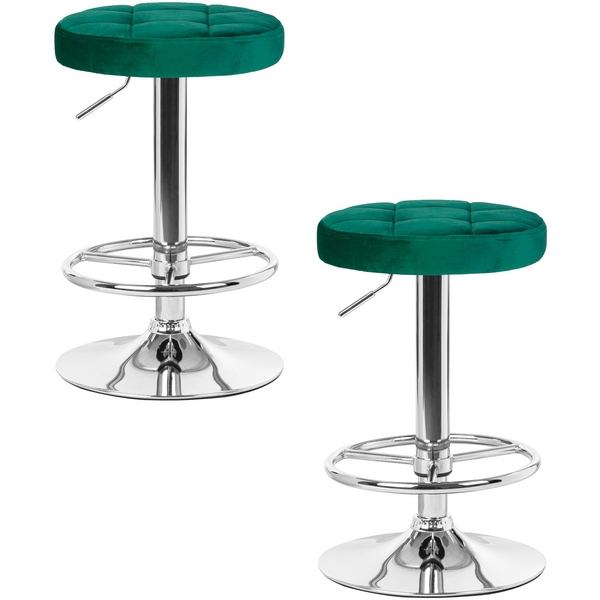 

Набор 2 шт табурет барный DOBRIN BRUNO (зеленый велюр (MJ9-88)) Dobrin, LM-5008-N_CH-M_V-MJ9-88