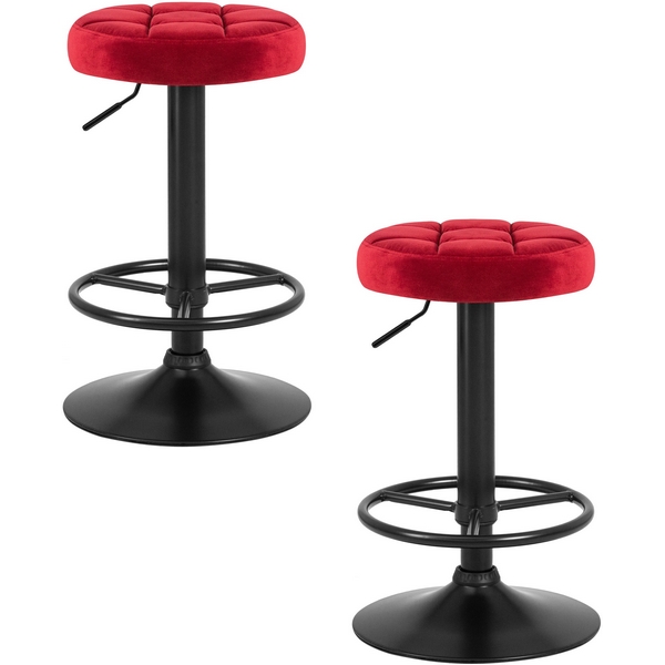 

Набор 2 шт табурет барный DOBRIN BRUNO BLACK (бордо велюр (MJ9-43)) Dobrin, LM-5008-N_B-M_V-MJ9-43