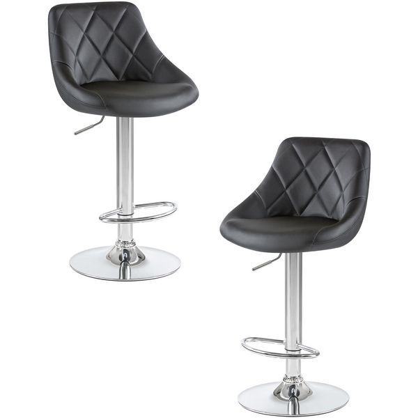 

Набор 2 шт стул барный DOBRIN LOGAN (чёрный) Dobrin, LM-5007-N_CH-M_EL-black