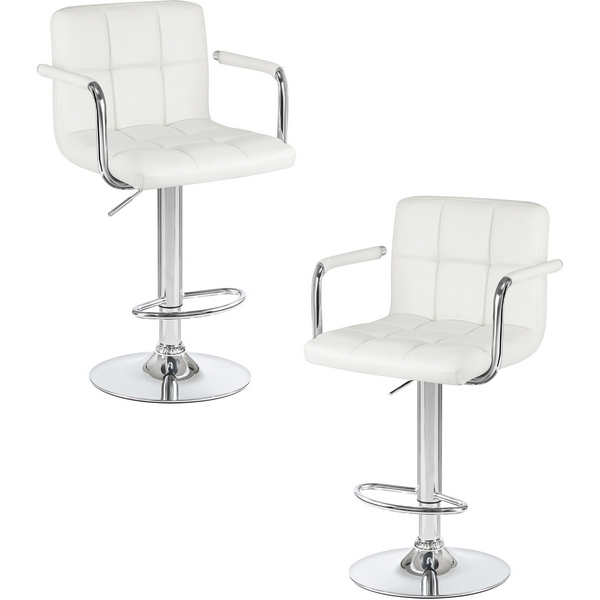 

Набор 2 шт стул барный DOBRIN KRUGER ARM (белый) Dobrin, LM-5011-N_CH-M_EL-white