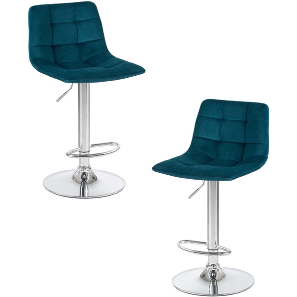 

Набор 2 шт стул барный DOBRIN TAILOR (морской волны велюр (MJ9-99)) Dobrin, LM-5017-N_CH-M_V-MJ9-99