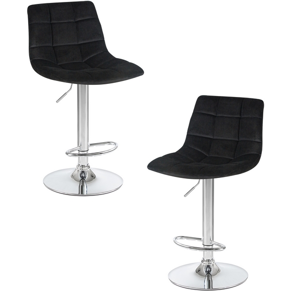 

Набор 2 шт стул барный DOBRIN TAILOR (черный велюр (MJ9-101)) Dobrin, LM-5017-N_CH-M_V-MJ9-101