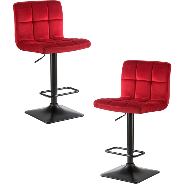 

Набор 2 шт стул барный DOBRIN DOMINIC (бордо велюр (MJ9-43)) Dobrin, LM-5018-N_B-M_V-MJ9-43