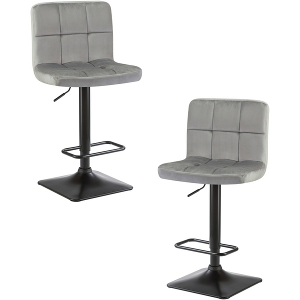 

Набор 2 шт стул барный DOBRIN DOMINIC (серый велюр (MJ9-75)) Dobrin, LM-5018-N_B-M_V-MJ9-75
