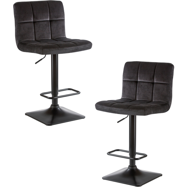

Набор 2 шт стул барный DOBRIN DOMINIC (черный велюр (MJ9-101)) Dobrin, LM-5018-N_B-M_V-MJ9-101
