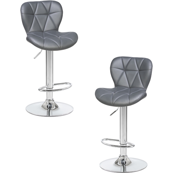 

Набор 2 шт стул барный DOBRIN BARNY (серый) Dobrin, LM-5022-N_CH-M_EL-188-55