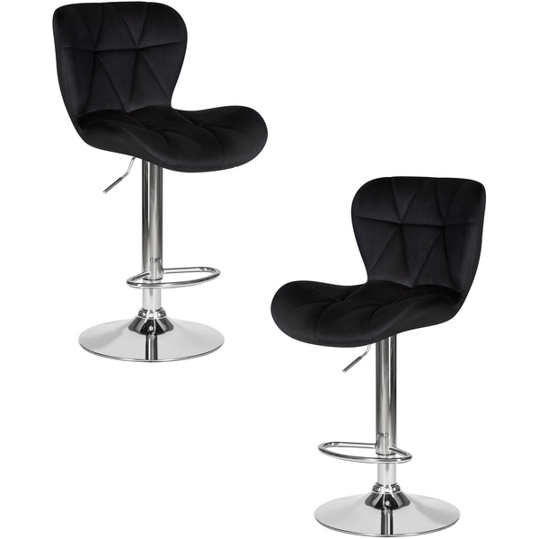 

Набор 2 шт стул барный DOBRIN BARNY (черный велюр (MJ9-101)) Dobrin, LM-5022-N_CH-M_V-MJ9-101