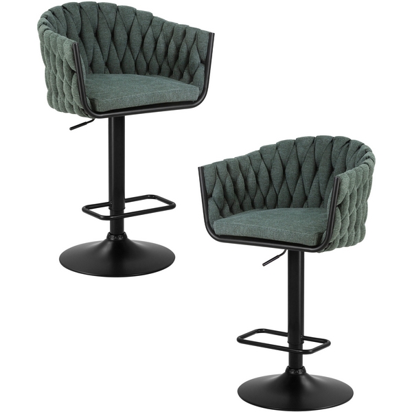 

Набор 2 шт стул барный DOBRIN LEON (зеленая ткань (LAR 275-23)) Dobrin, LM-9690-N_B-M_TT-LAR-275-23