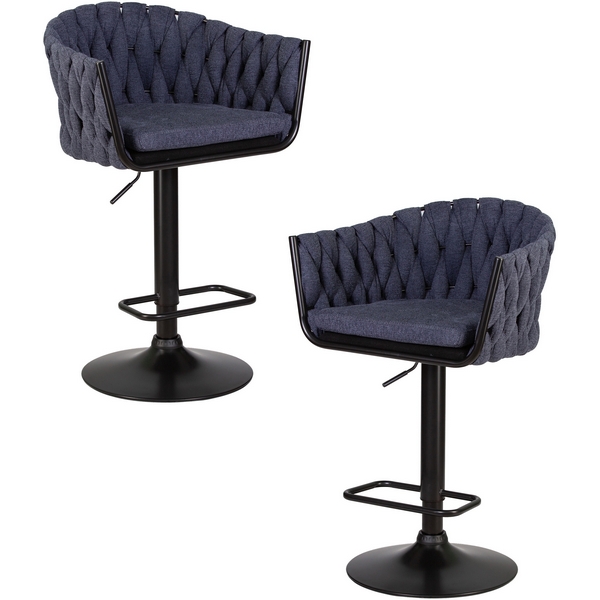 

Набор 2 шт стул барный DOBRIN LEON (синяя ткань (LAR-275-29)) Dobrin, LM-9690-N_B-M_TT-LAR-275-29