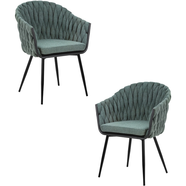 

Набор 2 шт стул обеденный DOBRIN MATILDA (зеленая ткань (LAR 275-23)) Dobrin, LM-9691-N_B-M_TT-LAR-275-23