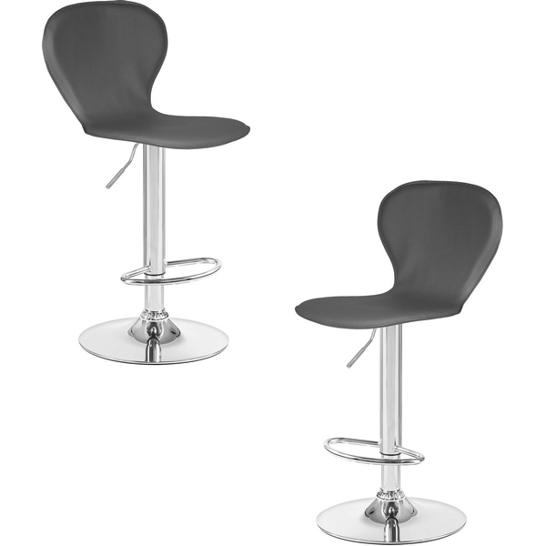 

Набор 2 шт стул барный DOBRIN ELISA (серый) Dobrin, LM-2640-N_CH-M_EL-grey