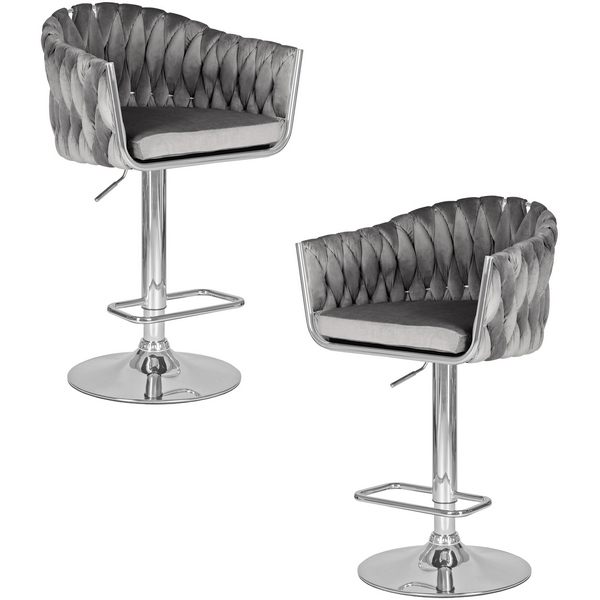 

Набор 2 шт стул барный DOBRIN MARCEL (серый велюр (MJ9-75)) Dobrin, LM-9692-N_CH-M_V-MJ9-75