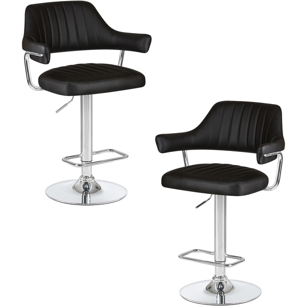 

Набор 2 шт стул барный DOBRIN CHARLY (чёрный) Dobrin, LM-5019-N_CH-M_EL-black