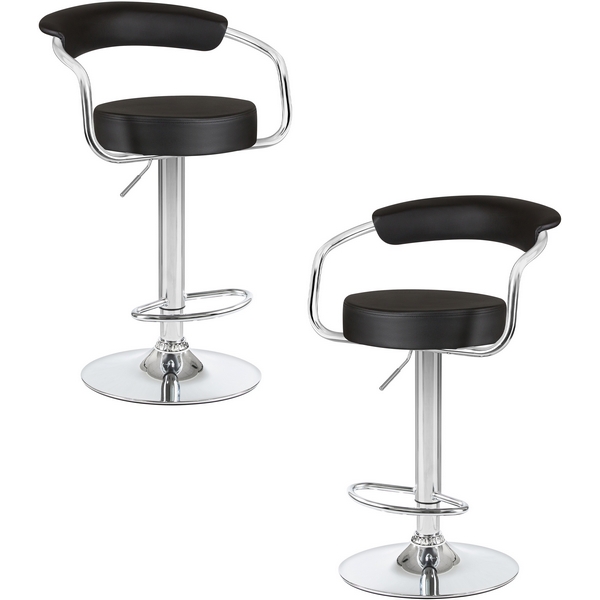 

Набор 2 шт стул барный DOBRIN MARTA (чёрный) Dobrin, LM-5013-N_CH-M_EL-black