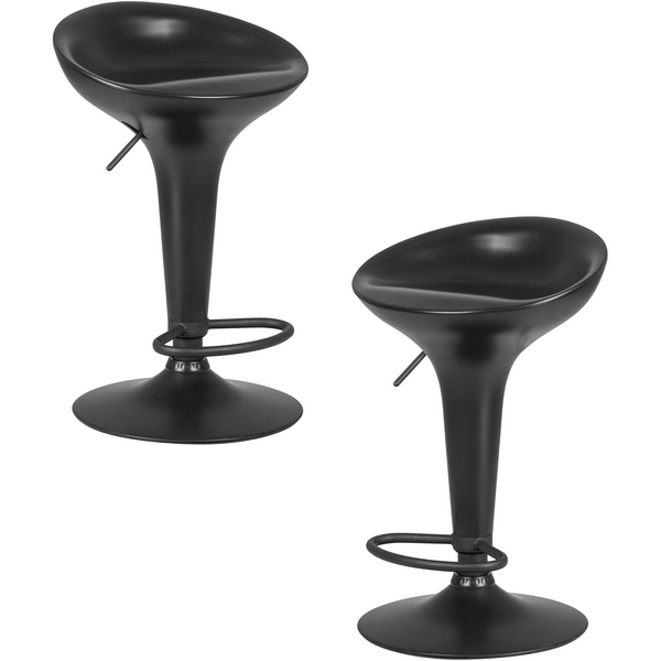 

Набор 2 шт стул барный DOBRIN BOMBA BLACK (чёрный) Dobrin, LM-1004-N_B-M_ABS-black