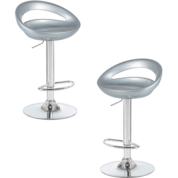 

Набор 2 шт стул барный DOBRIN DISCO (серебряный) Dobrin, LM-1010-N_CH-M_ABS-silver