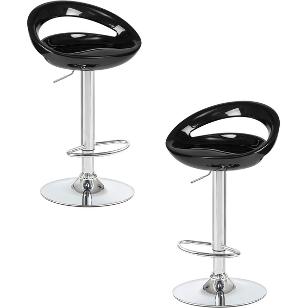 

Набор 2 шт стул барный DOBRIN DISCO (чёрный) Dobrin, LM-1010-N_CH-M_ABS-black