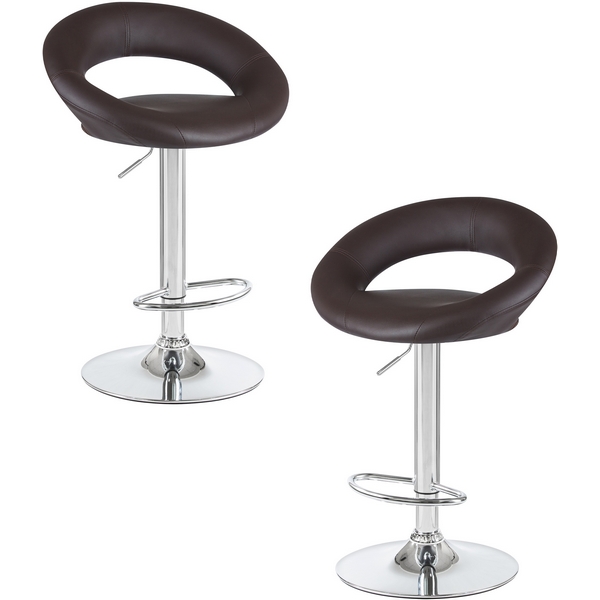 

Набор 2 шт стул барный DOBRIN MIRA (коричневый) Dobrin, LM-5001-N_CH-M_EL-brown