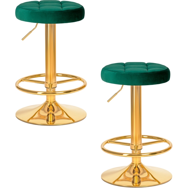 

Набор 2 шт табурет барный DOBRIN BRUNO GOLD (зеленый велюр (MJ9-88)) Dobrin, LM-5008-N_G-M_V-MJ9-88