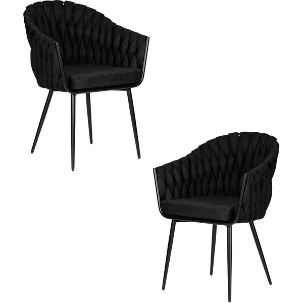 

Набор 2 шт стул обеденный DOBRIN MATILDA (черная ткань (LAR 275-50)) Dobrin, LM-9691-N_B-M_TT-LAR-275-50