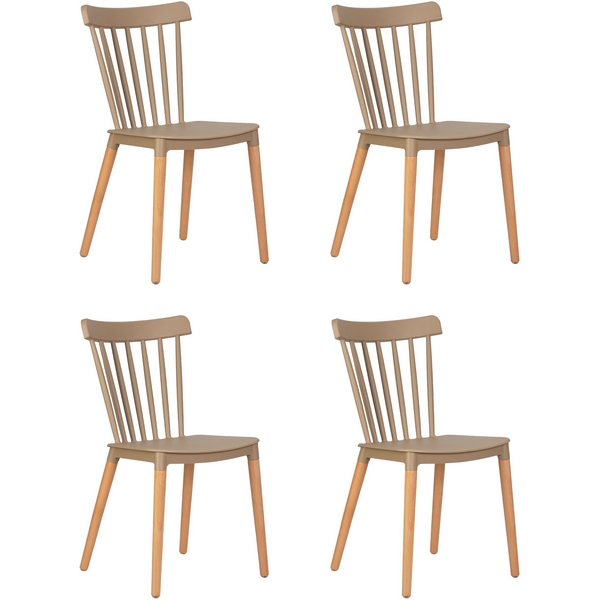 

Набор 4 шт стул обеденный DOBRIN THEO (ножки светлый бук, цвет бежевый (GR-03)) Dobrin, LMZL-PP687-N_LB-TR_P-GR-03