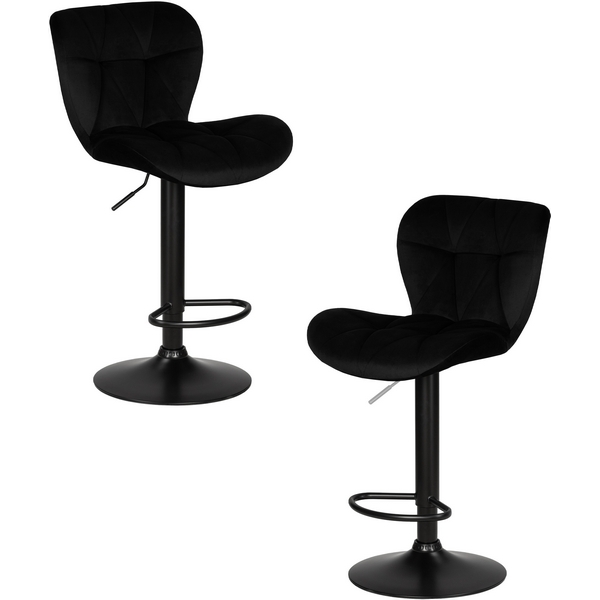 

Набор 2 шт стул барный DOBRIN BARNY BLACK (черный велюр (MJ9-101)) Dobrin, LM-5022-N_B-M_V-MJ9-101