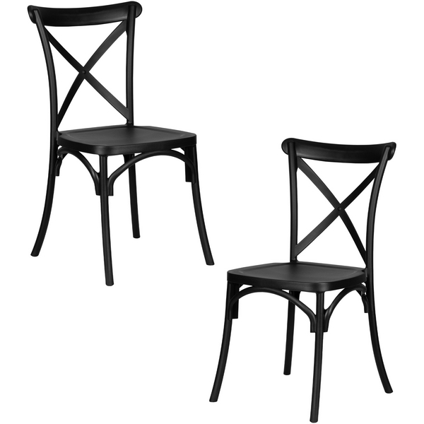 Изображение товара Обеденные стулья DOBRIN ZILAN 2 шт скандинавский стиль черные
