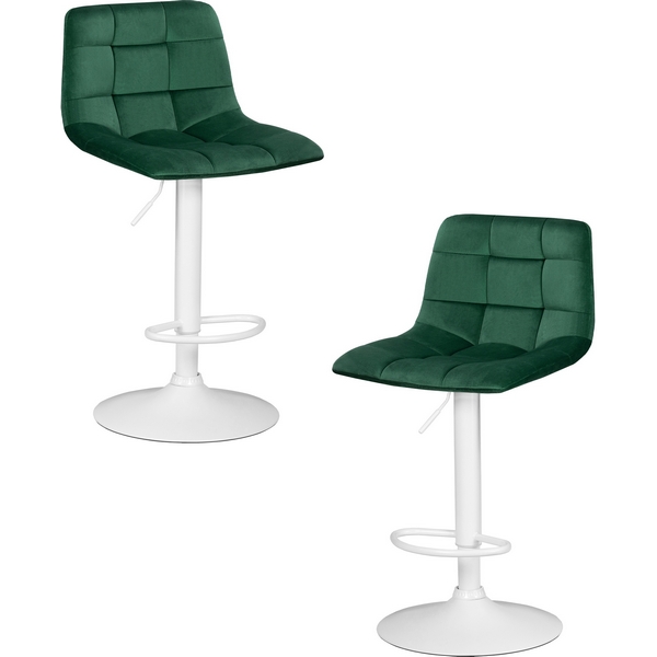 

Набор 2 шт стул барный DOBRIN TAILOR WHITE (зеленый велюр (MJ9-88)) Dobrin, LM-5017-N_M_V-green
